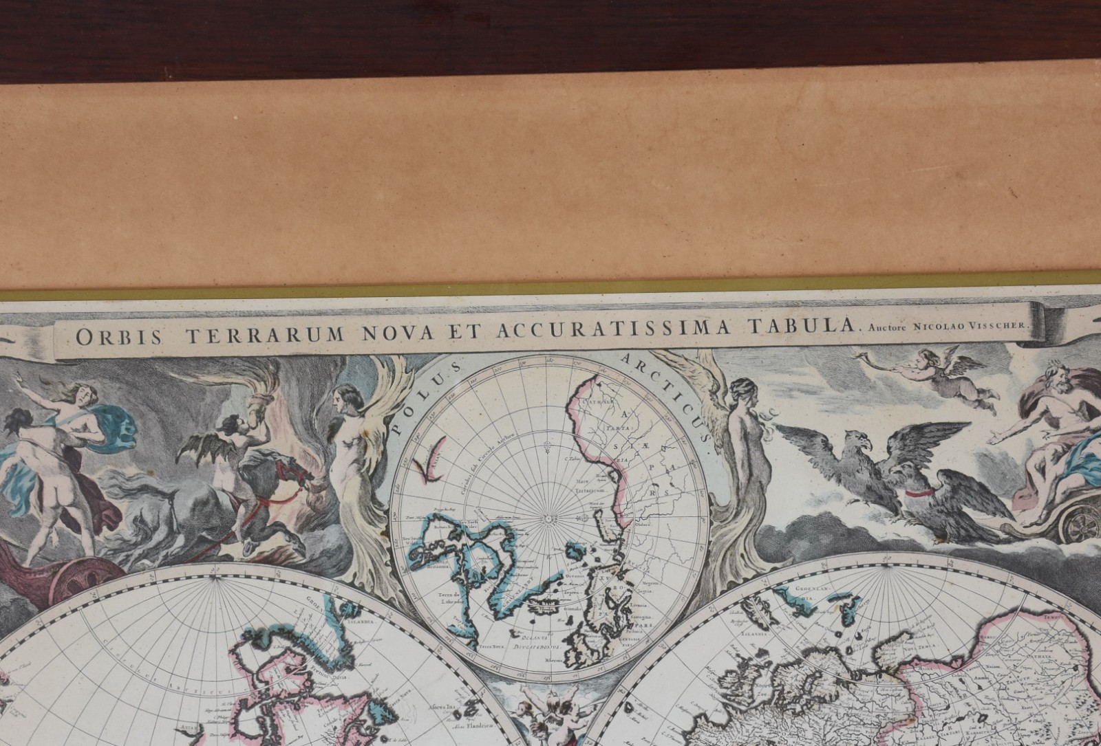 Mapa Mundi por Nicolao Visscher. - foto 4 de 5