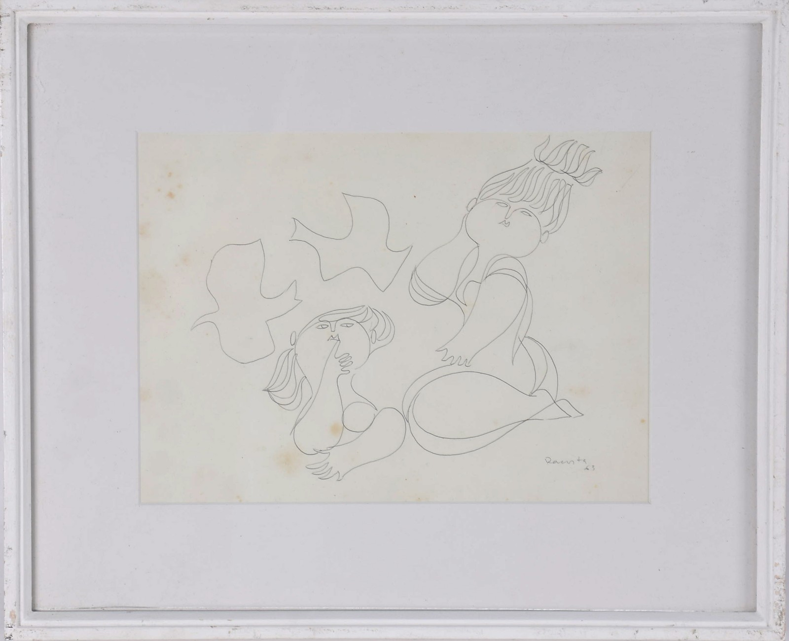 Milton Dacosta (1915-1988), Vênus e pombas - foto 2 de 4