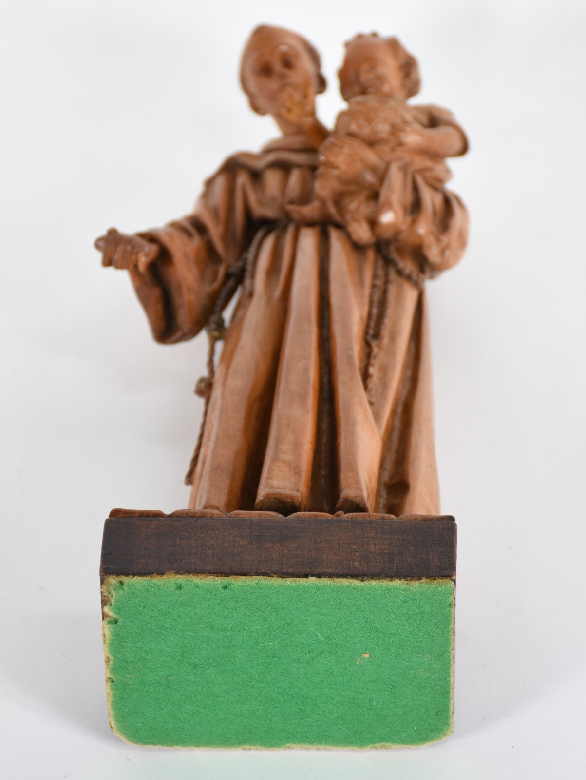 Santo Antonio com menino - Imagem de madeira, assinado e datado 1960. - foto 5 de 5