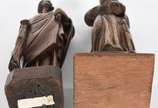 Duas imagens sacras de madeira entalhada. (Obs.... - Duas imagens sacras de madeira entalhada. (Obs. Renda revertida para o Grupo Estrelas de Maria).