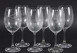 Seis cálices  de cristal para  vinho tinto, 430... - Seis cálices  de cristal para  vinho tinto, 430 ml.