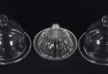 Três queijeiras em demi cristal. - Três queijeiras em demi cristal.