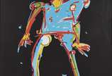 Ivald Granato (1949-2016), Figura - Serigrafia - Prova de Impressão, assinado e datado.