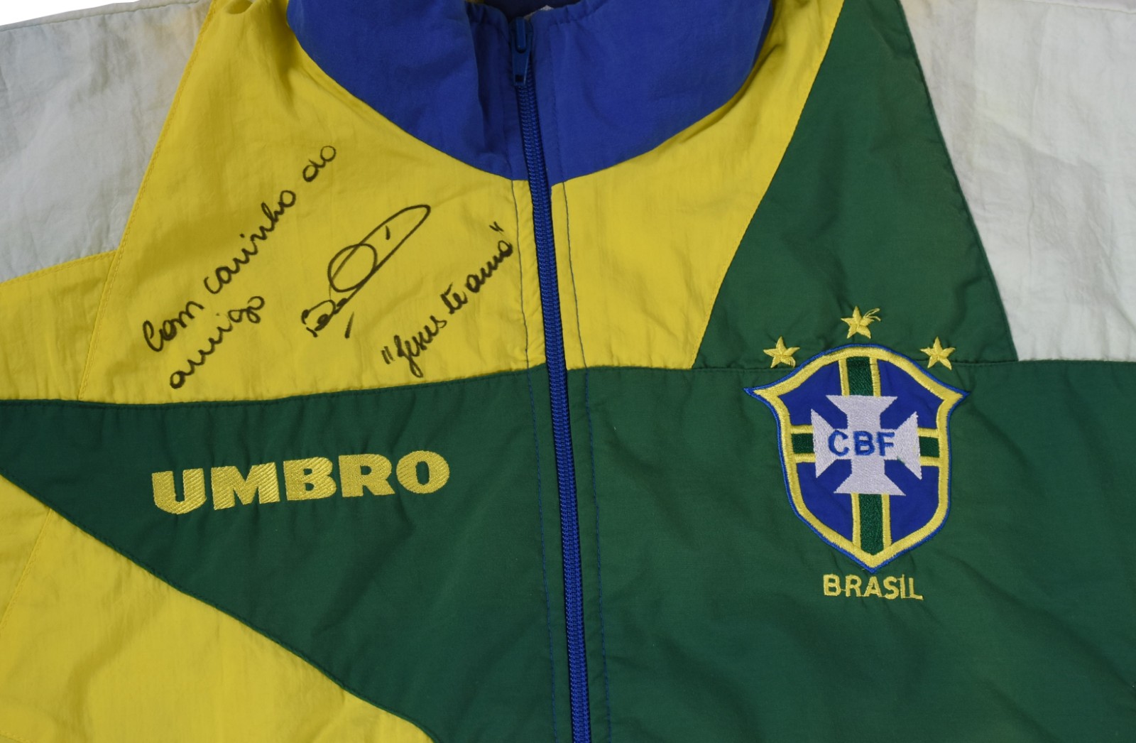Agasalho e calça da Seleção Brasileira Campeã do Mundo de 94, doada e... - foto 2 de 5