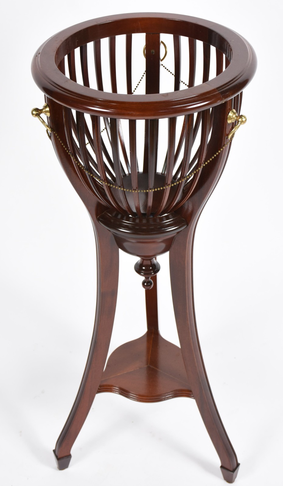 Wine cooler com pedestal de madeira nobre, recipiente interno de... - foto 3 de 4