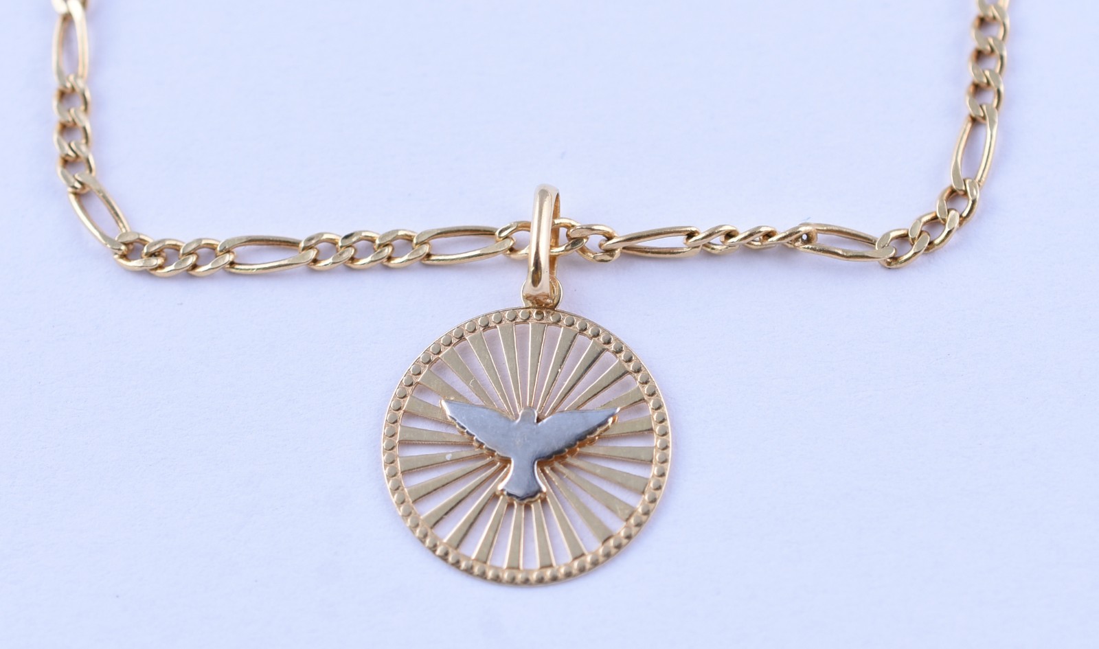 Pulseira de ouro 18 k com pingente (Por motivos de seguranças as... - foto 1 de 4