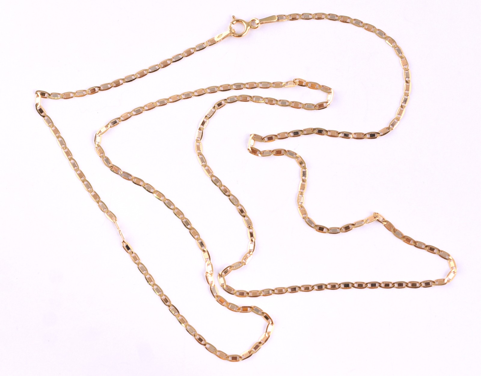 Cordão laminado em ouro 18 k ( Por questão de segurança a peça não se... - foto 4 de 4