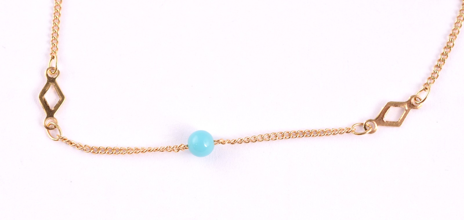 Pulseira em ouro 18k, modelo corrente (Por questão de segurança a... - foto 1 de 4