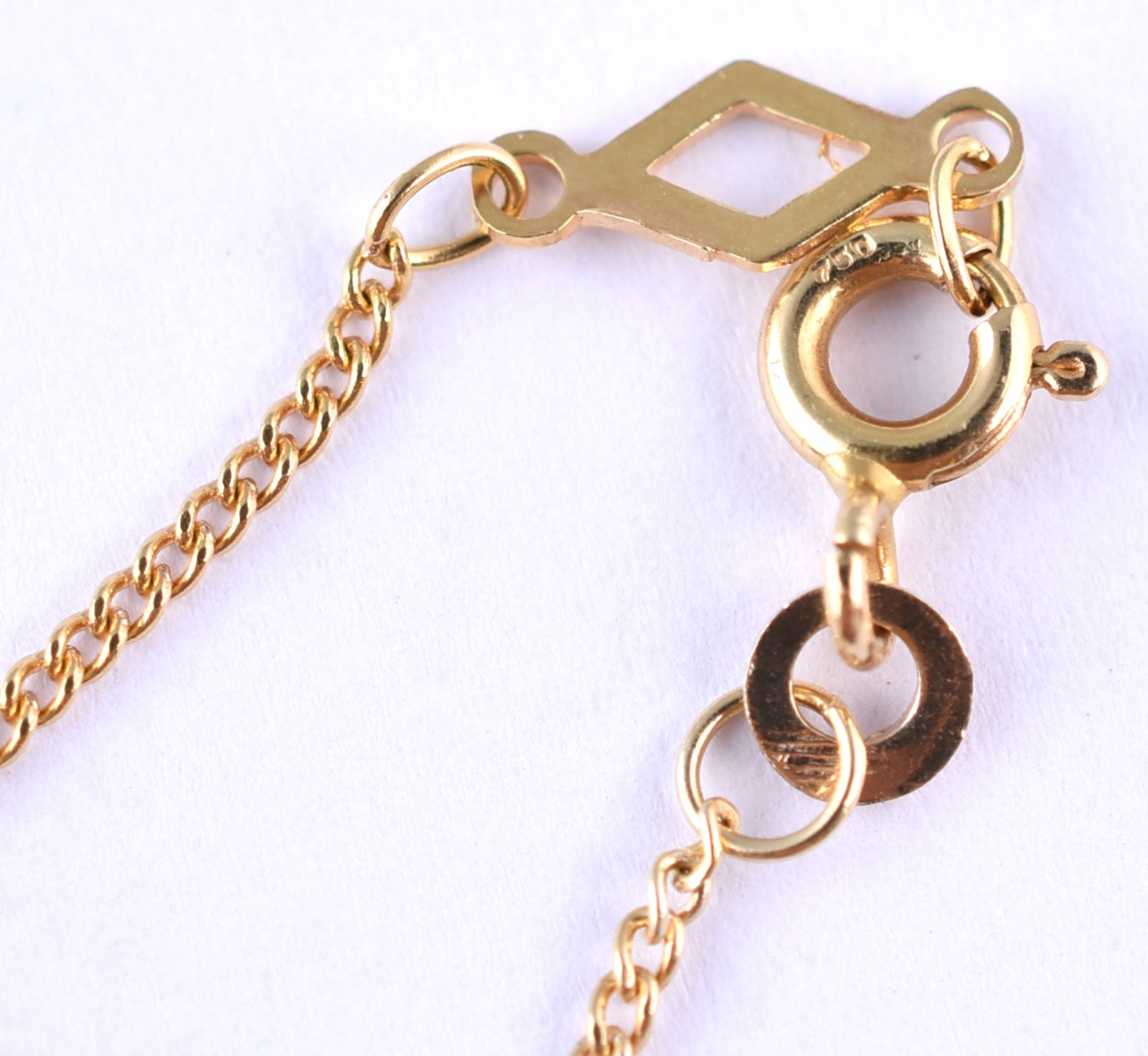Pulseira em ouro 18k, modelo corrente (Por questão de segurança a... - foto 3 de 4