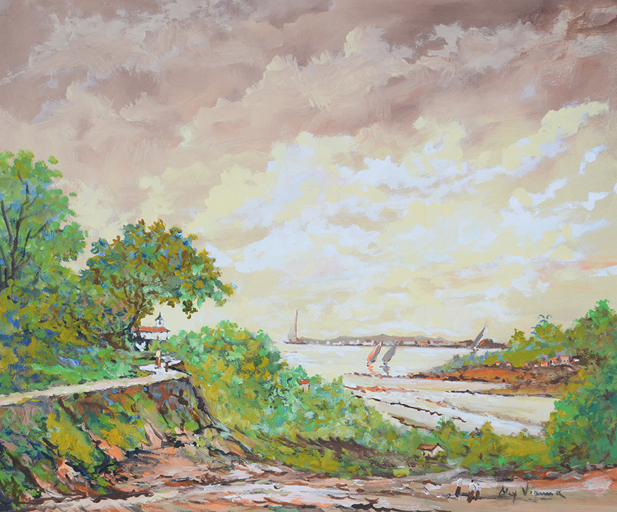 ALCY VIANNA (1937) - Paisagem - ost - 50 x 61 - foto 2 de 3