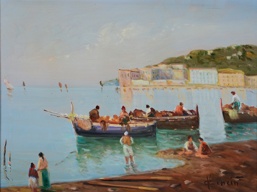 VINCENZO CENCIN - Marinha - ostcm - Medida: 30 x 40 cm. - foto 1 de 2