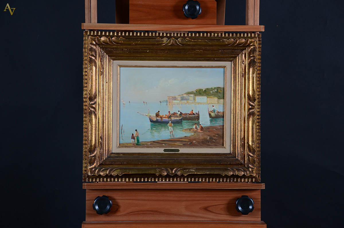 VINCENZO CENCIN - Marinha - ostcm - Medida: 30 x 40 cm. - foto 2 de 2