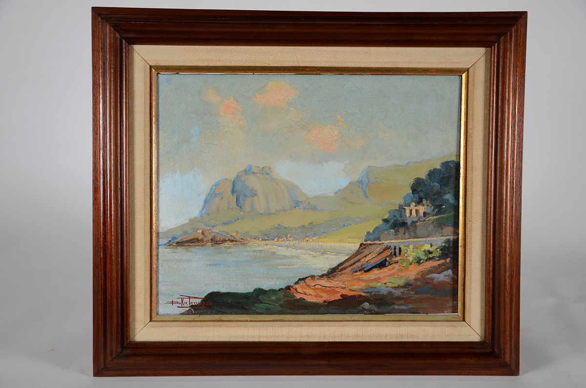 DAKIR PARREIRAS (1894 / 1967) - Paisagem iconográfica de SÃO CONRADO...