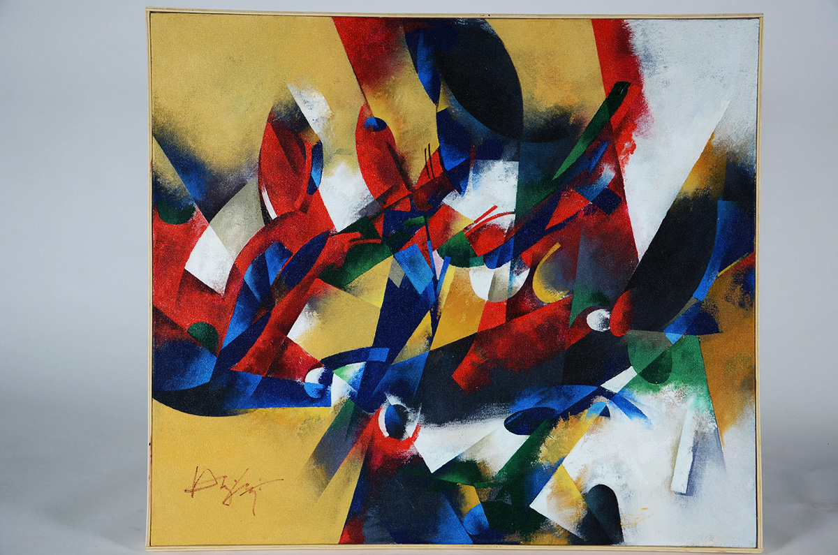 HENRI CARRIERES - Abstrato - ost - Medida: 70 x 80 cm.