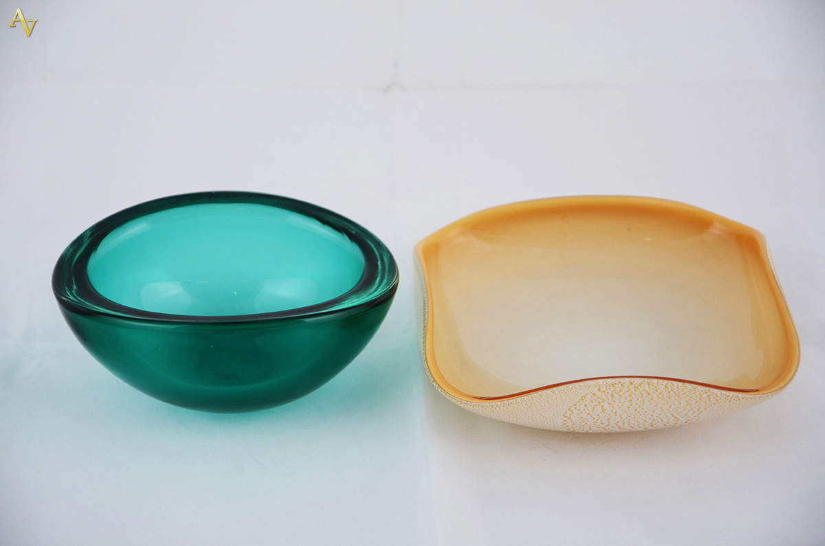 Dois bowls em murano