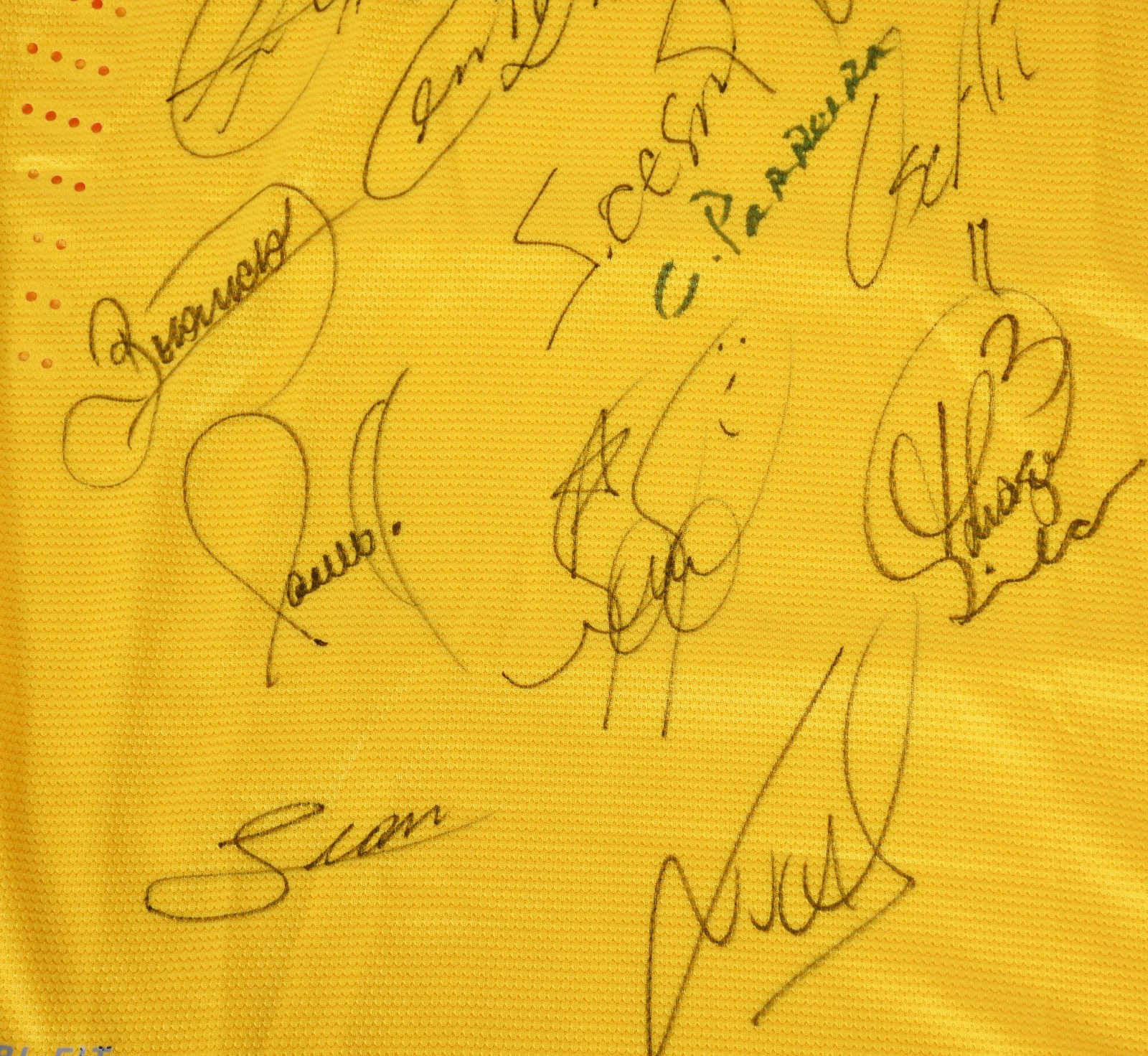 Camisa da conquista da Copa das Confederações 2013, autografada pelos... - foto 7 de 10