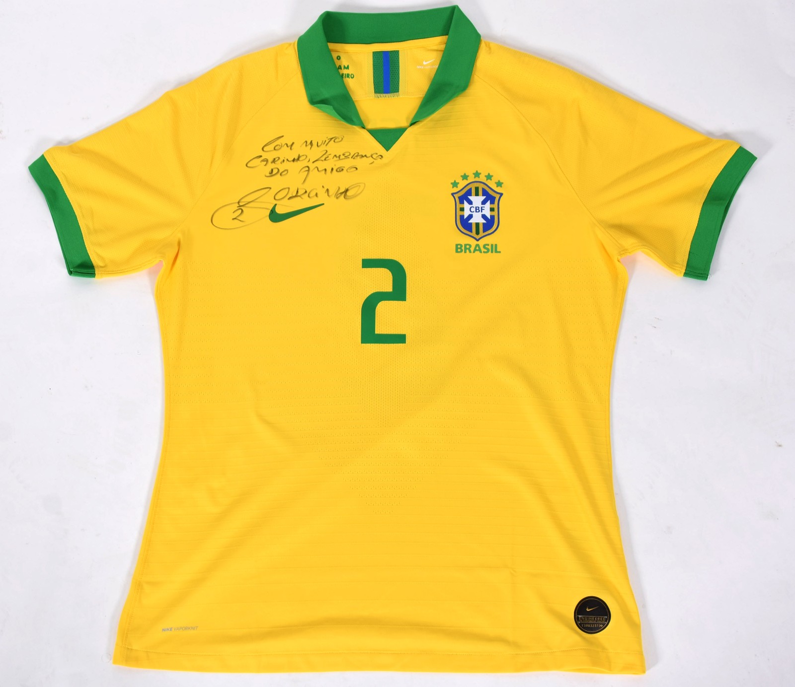Camisa da Seleção brasileira comemorativa dos 25 anos do tetra no... - foto 1 de 5