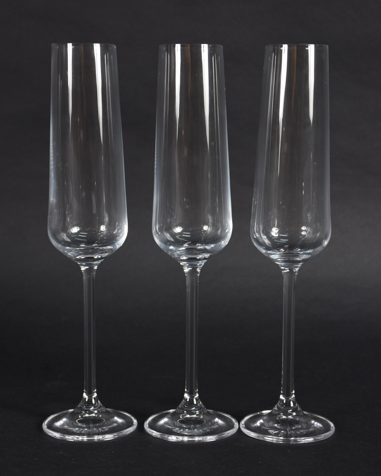 Seis flutes de cristal para champagne, 200 ml. - foto 3 de 3