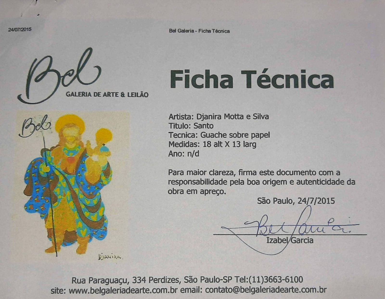 Djanira (1914-1979), São José de Botas - foto 5 de 5