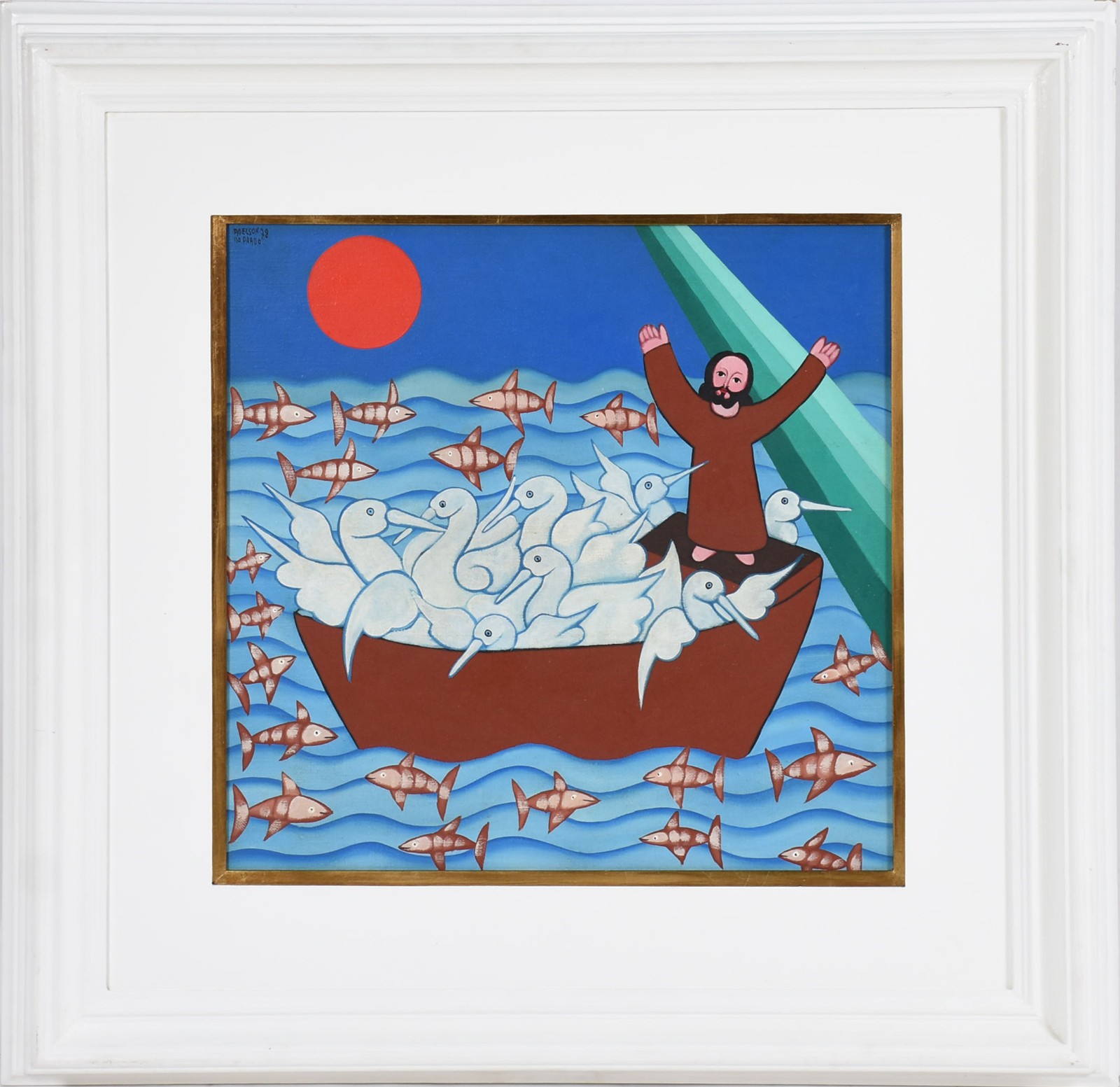 Adelson do Prado (1944-2013), Arca de Noé 4 - Cisnes - foto 2 de 4