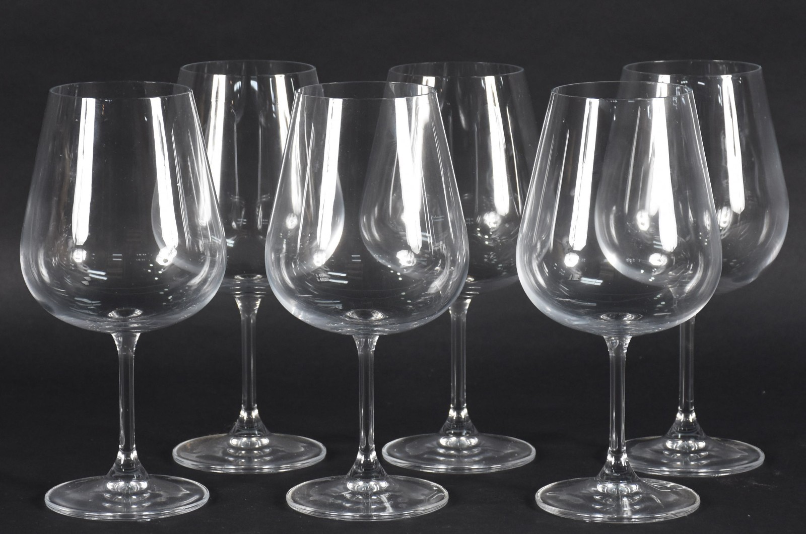 Seis cálices de cristal para vinho tinto, 620 ml. - foto 2 de 4