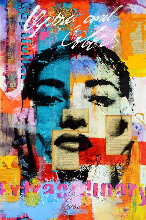 CLAUS COSTA - Maria Callas - Técnica mista - 1,20 x 80 - foto 1 de 2