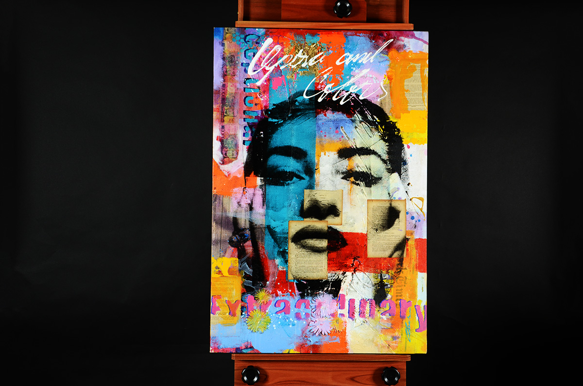 CLAUS COSTA - Maria Callas - Técnica mista - 1,20 x 80 - foto 2 de 2