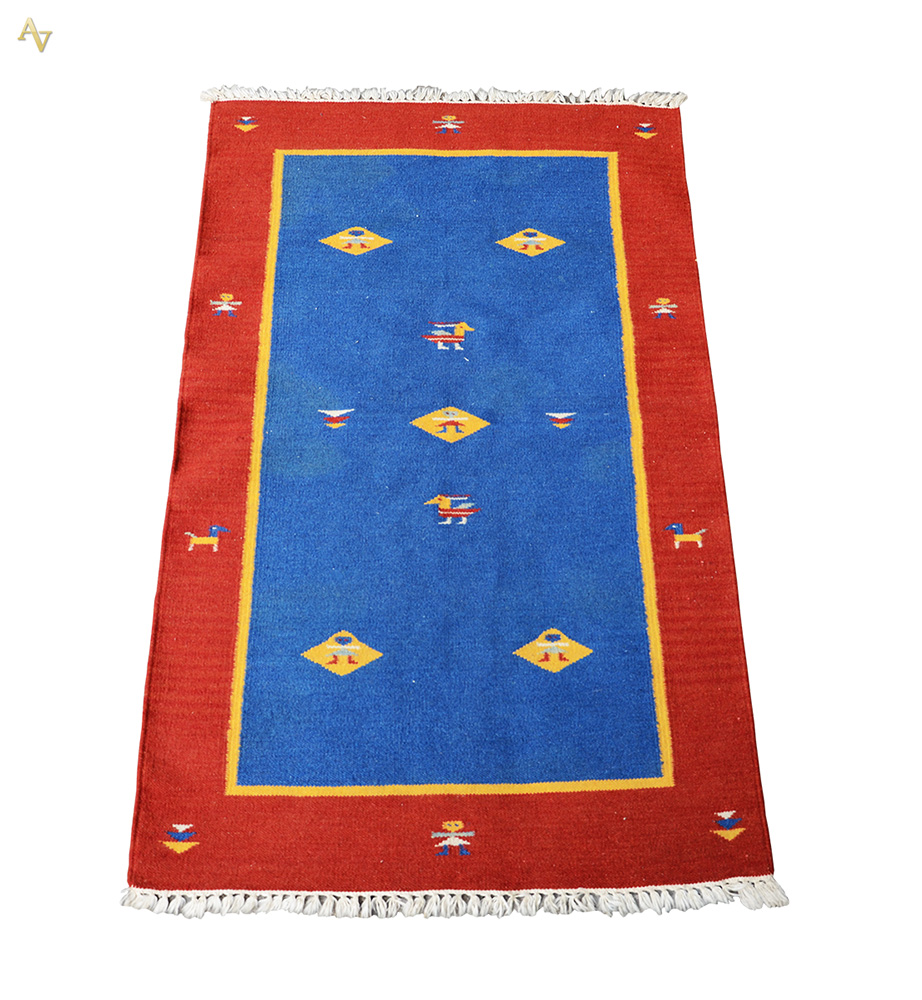 Tapete Kilim medindo: 1,52 x 0,94 m