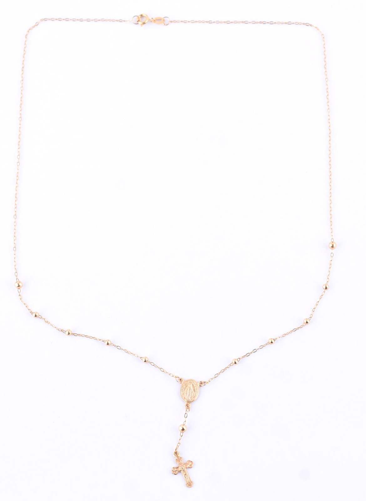 Gargantilha de ouro 18 k contraste 750, feitio terço (Por motivos de... - foto 2 de 5