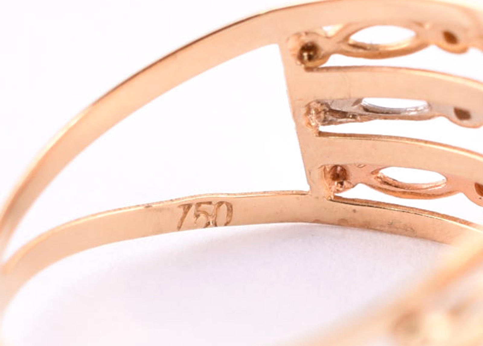 Anel de ouro 18 k, aro 15 (Por motivos de seguranças as peças não... - foto 3 de 4