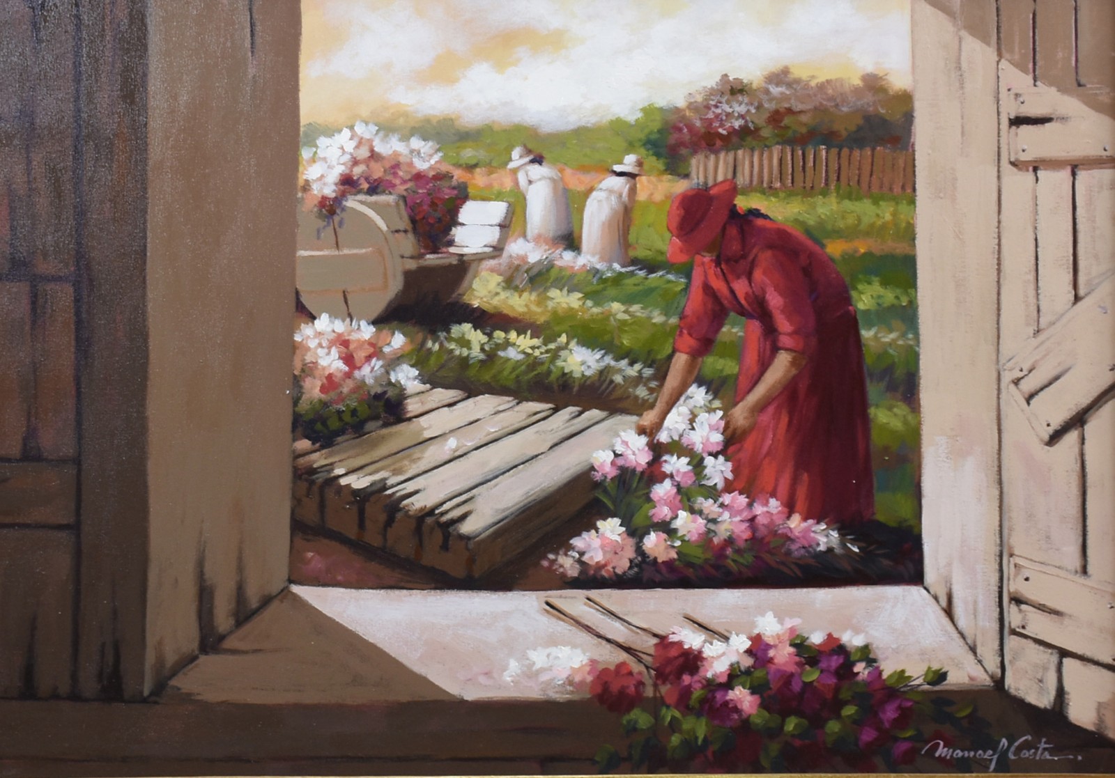 Manoel Costa (1943), Janela e floristas - foto 1 de 4