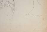 Djanira (1914-1979), Personagens na Fazenda/Pai... - Duas gravuras H.C, sem moldura, papel amarelado e pontos com fungos.