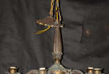Lustre de metal para 5 luzes - Lustre de metal para 5 luzes