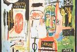 Jean-Michel Basquiat (1960-1988), In Italian/Décor - Giclée - Impressão sobre tela. Acompanha certificado de autenticidade.