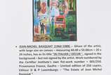 Jean-Michel Basquiat (1960-1988), In Italian/Décor - Giclée - Impressão sobre tela. Acompanha certificado de autenticidade.