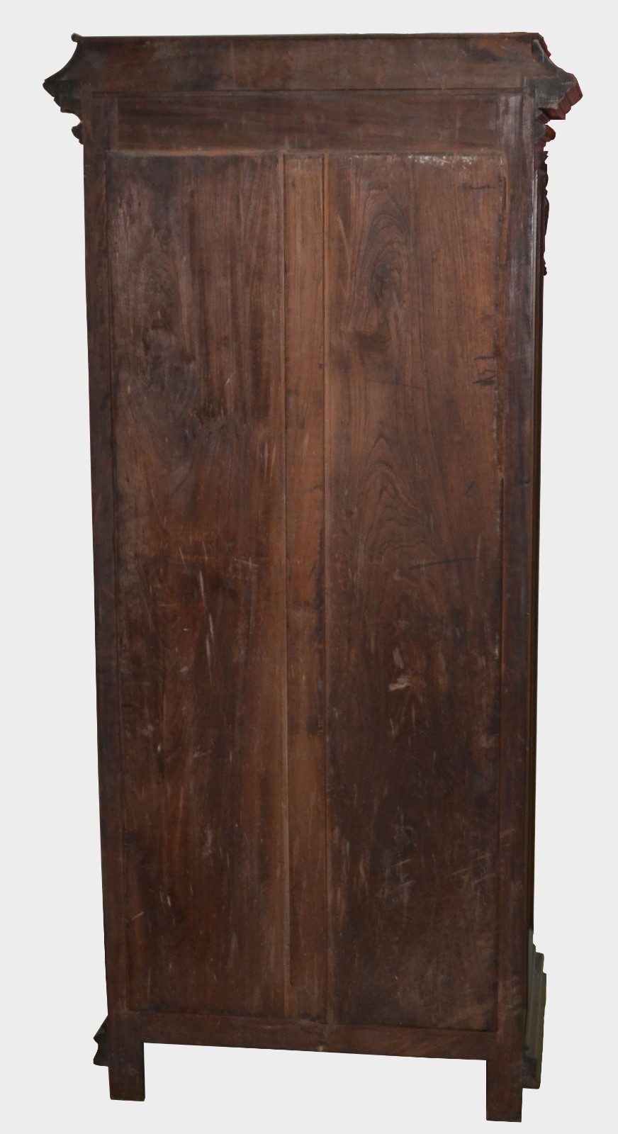 Vitrine de madeira nobre com laterais e porta de cristal bisotado , 4... - foto 2 de 2
