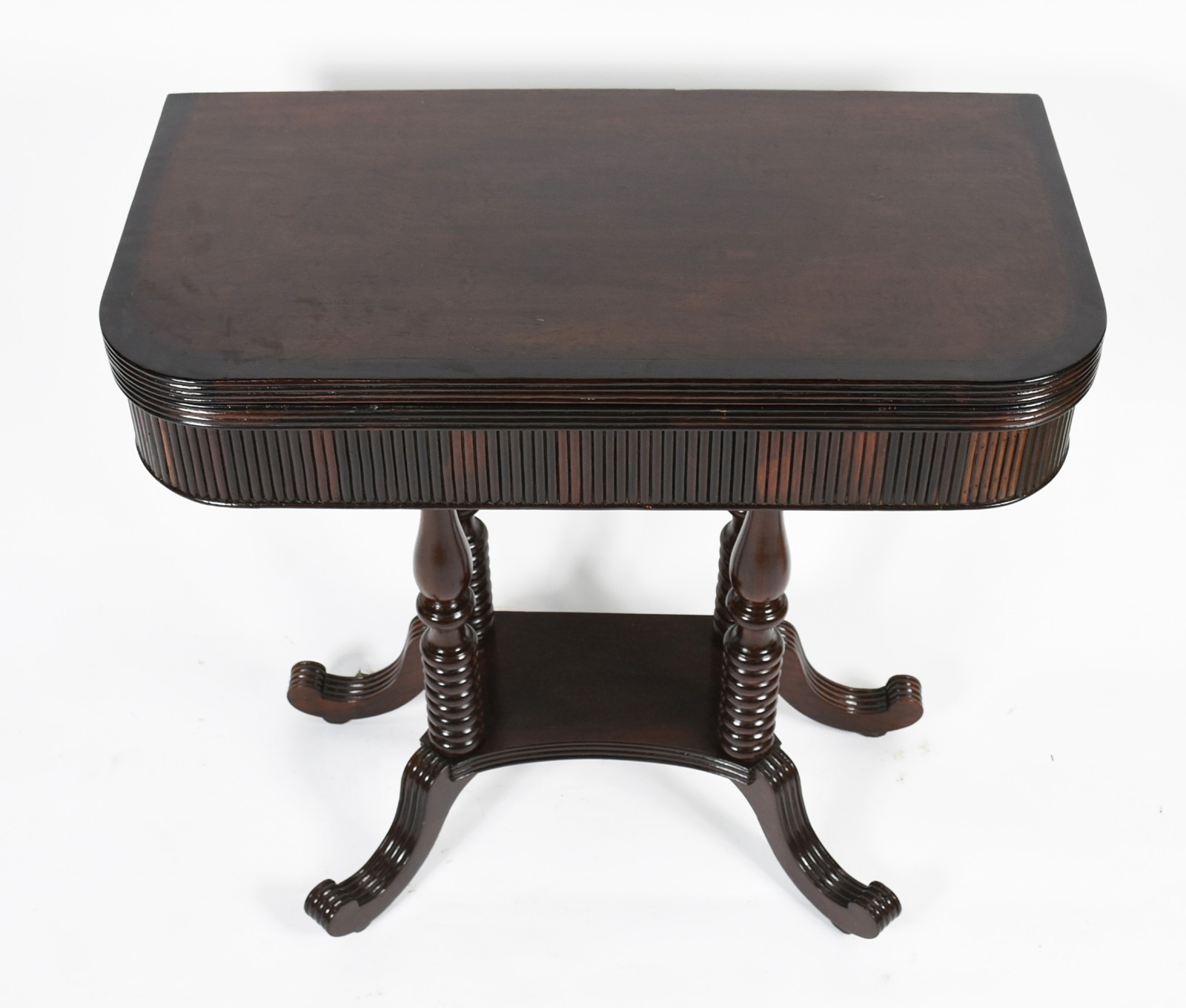 Elegante console reversível para mesa de madeira nobre, saia... - foto 1 de 4