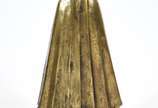 Nossa Senhora Aparecida - Imagem em bronze dour... - Nossa Senhora Aparecida - Imagem em bronze dourado com patina original  século XX, base em mármore preto.