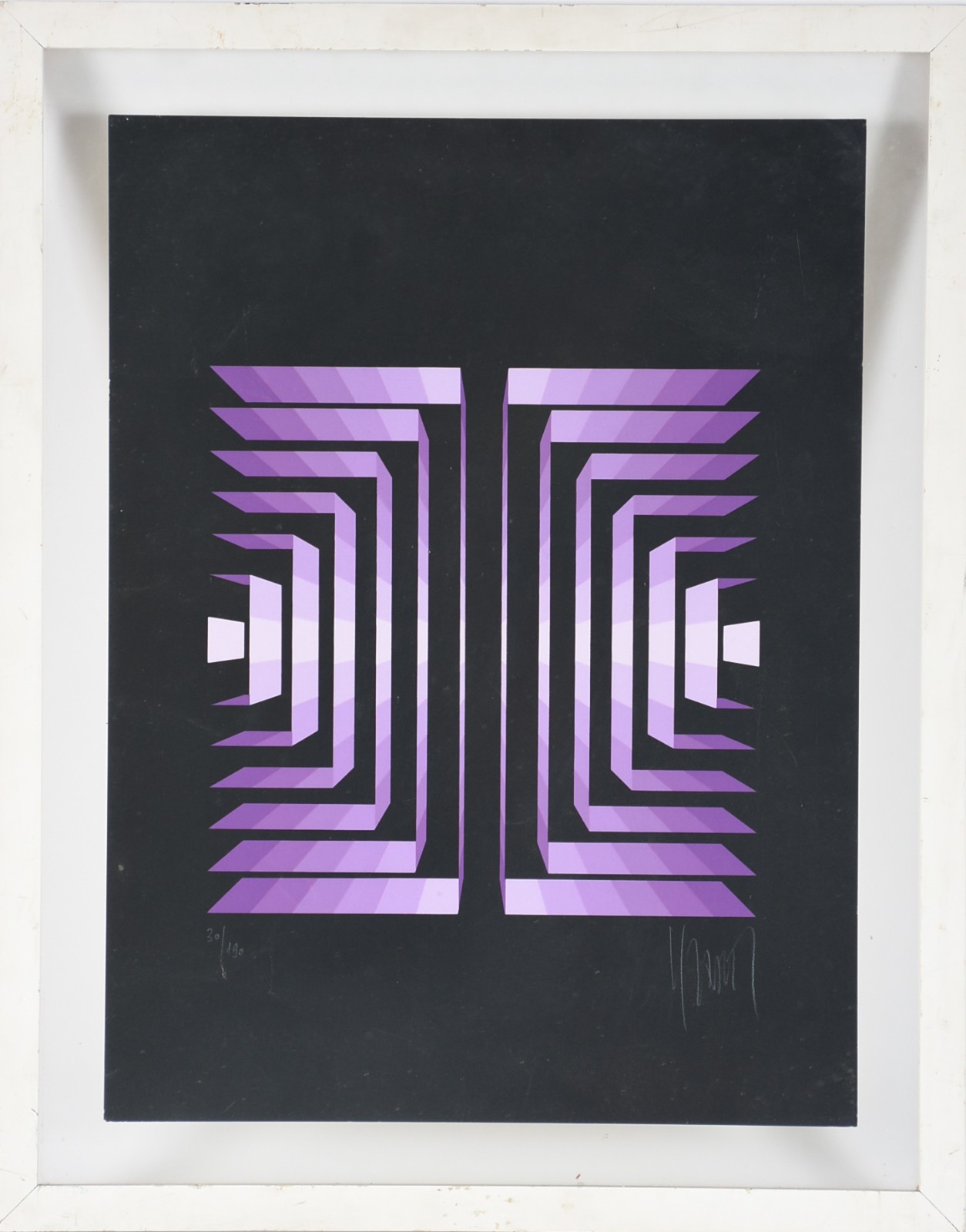 Serigrafia 30/190, com fungo no verso. - foto 2 de 5