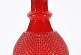 Licoreira de demi cristal bico de jaca na cor v... - Licoreira de demi cristal bico de jaca na cor vermelha.