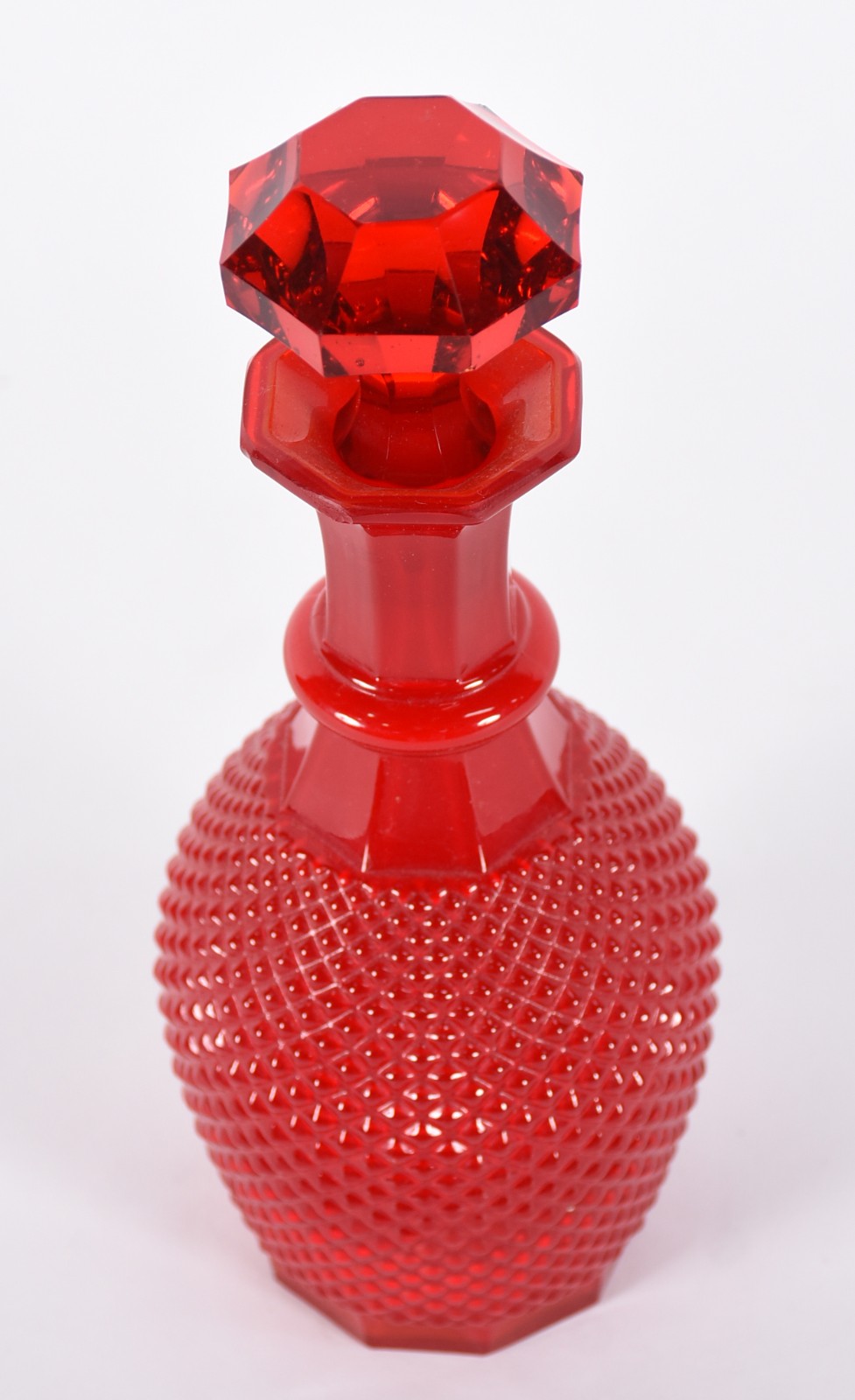 Licoreira de demi cristal bico de jaca na cor vermelha. - foto 2 de 4