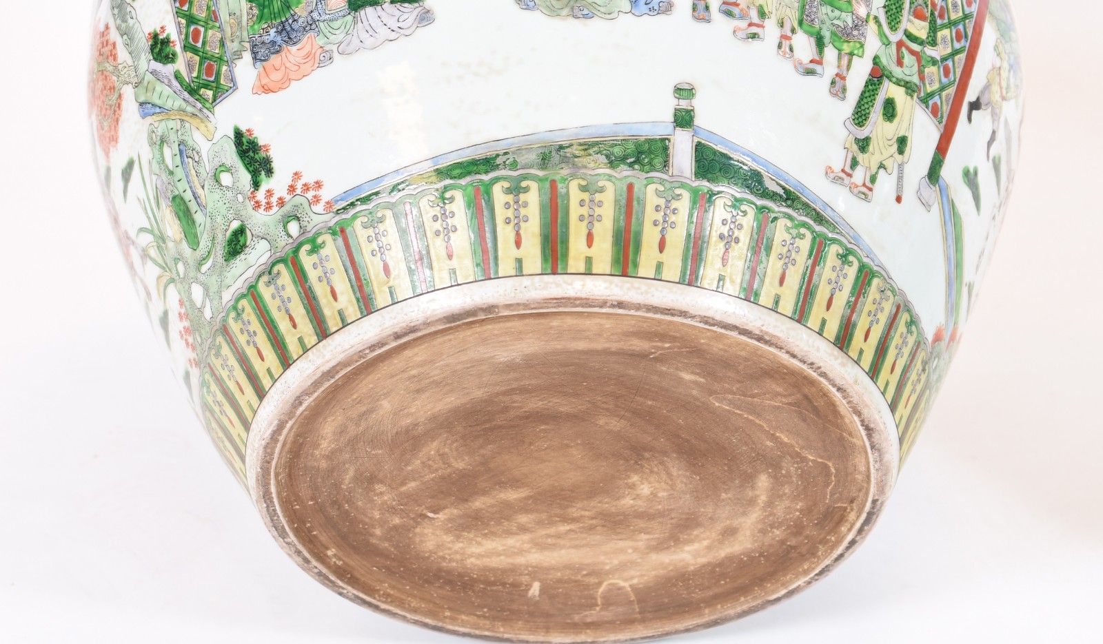 Par de grandes cachepots/aquários de porcelana chinesa policromada... - foto 4 de 7