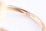 Anel de ouro 18 k contrastado 750, com astes cr... - Anel de ouro 18 k contrastado 750, com astes cravejadas com 11 diamantes, aro 17 (Por motivos de seguranças as peças não encontram-se na loja)