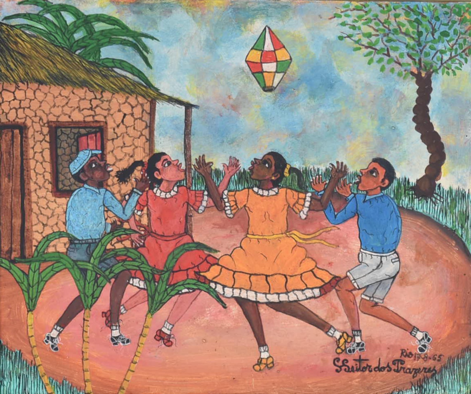 Heitor dos Prazeres (1898-1966), Crianças com Balão - foto 1 de 4
