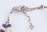 Conjunto com 4 pulseiras em prata 925 mls contr... - Conjunto com 4 pulseiras em prata 925 mls contrastadas, com fecho mosquetão (Por motivos de seguranças as peças não encontram-se na loja)