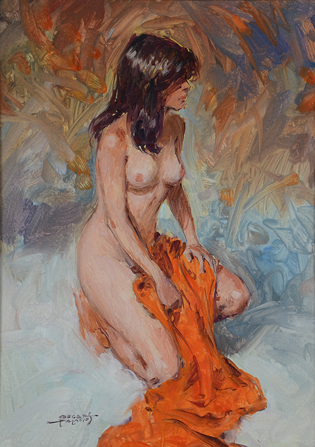 Oscar Palacios (1926-2009), Nu feminino - foto 2 de 4