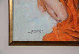 Oscar Palacios (1926-2009), Nu feminino - OSCAR PALACIOS (1926) - Nu feminino - o.s.e