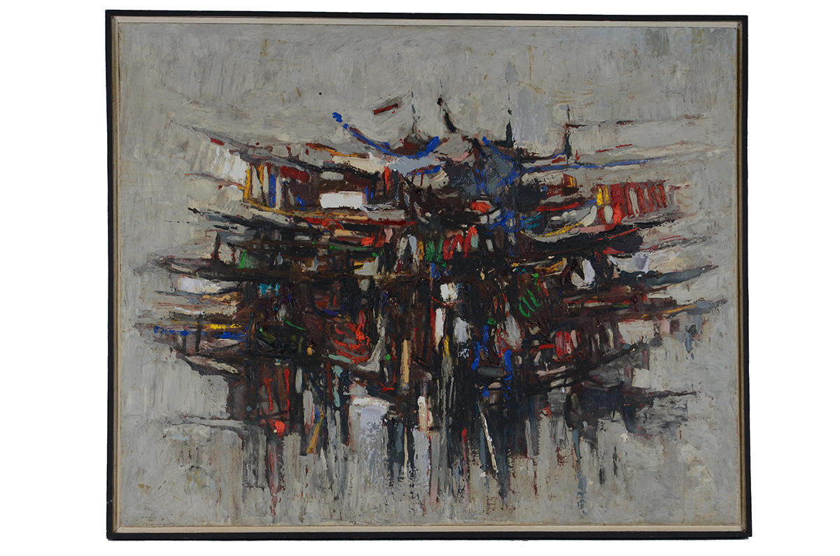  Domenico Lazzarini (1920-1987), Abstrato - foto 1 de 3