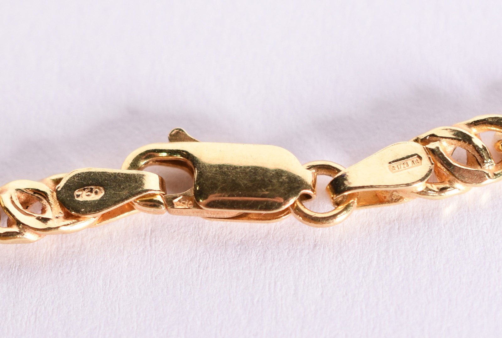 Pulseira de ouro contraste 750 (Por motivos de seguranças as peças... - foto 3 de 5