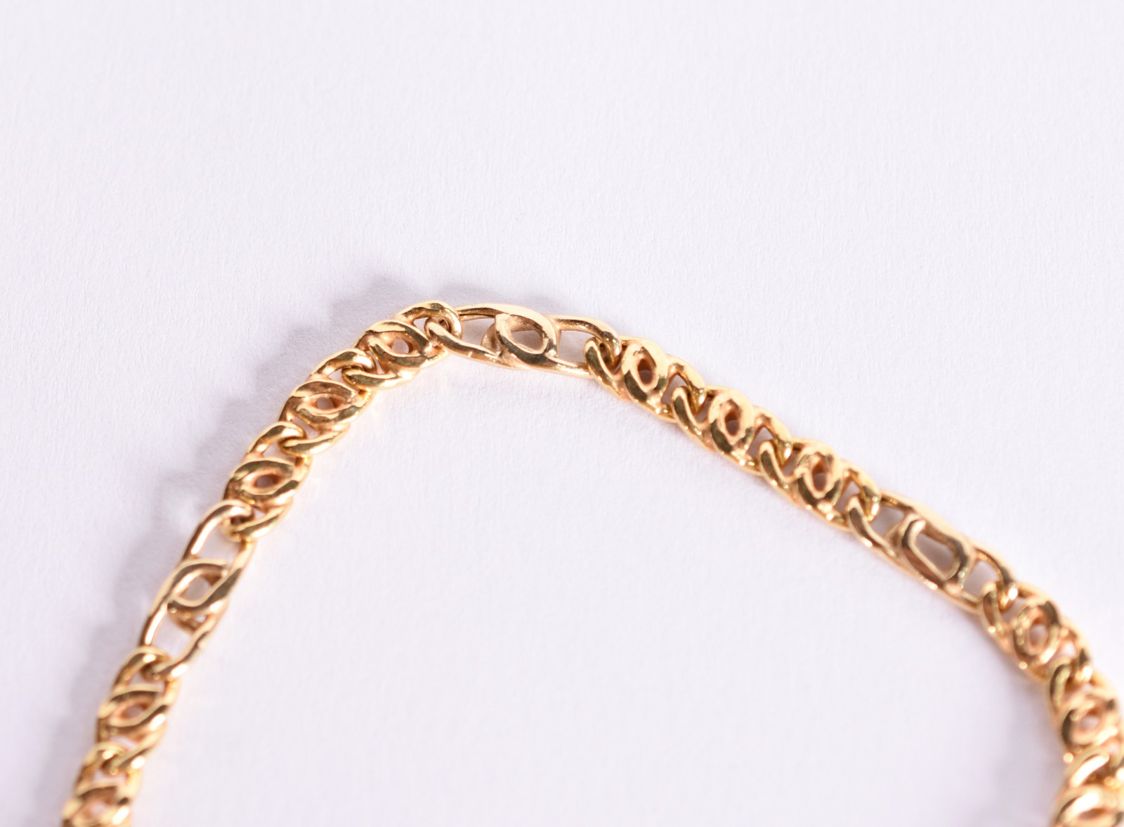 Pulseira de ouro contraste 750 (Por motivos de seguranças as peças... - foto 4 de 5